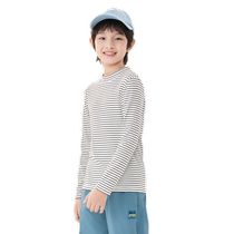 (Same style in the mall) Balabala childrens clothing boys long-sleeved T-shirts childrens bottoming shirts girls autumn tops are skin-friendly