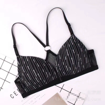 Tam giác cup treo cổ vòng đai mỏng không có vòng thép bra bikini vẻ đẹp backless đồ lót bơi viền các kiểu quần lót nữ đẹp nhất