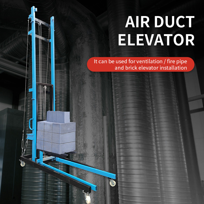 Splicing fire pipe mounting vent pipe mounting roll gate mounting lifter portable mobile lifting