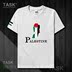 TASK Palestine Quốc Bản đồ bông ngắn SleeveT T-Shirt Phong trào nam và nữ Tops Tide 50 