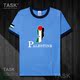 TASK Palestine Quốc Bản đồ bông ngắn SleeveT T-Shirt Phong trào nam và nữ Tops Tide 50