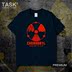 TASK Chernobyl tai nạn Chernobyl sắc nét in mùa hè áo thun nam và giản dị tưởng niệm nửa ống tay áo áo sơ mi nữ 