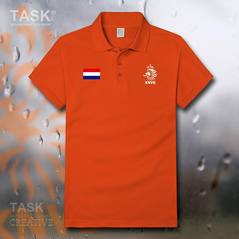 Netherlands Tulip Men's Polo Shirt National Team T-Shirt Polo Shirt Design Unbounded