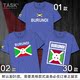 TASK Burundi Burundi đội tuyển quốc gia bông wearfootball ngắn tay áo thun nam và nữ của t-shirt sweaned nửa tay áo mùa hè váy