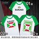 TASK Burundi Burundi đội tuyển quốc gia bông wearfootball ngắn tay áo thun nam và nữ của t-shirt sweaned nửa tay áo mùa hè váy