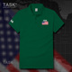 Thể thao TASK USA USA nam Lập Polo Shirt quốc gia Đội bóng ngắn tay áo T-Shirt