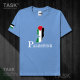 TASK Palestine Quốc Bản đồ bông ngắn SleeveT T-Shirt Phong trào nam và nữ Tops Tide 50