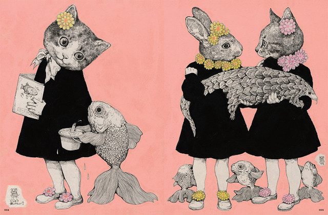 Higuchi Yuko Art Collection Higuchi Yuko Collection Cats, Mushrooms, Girls' Fantasy World Collection Higuchi Yuko Artworks Cihong Genuine