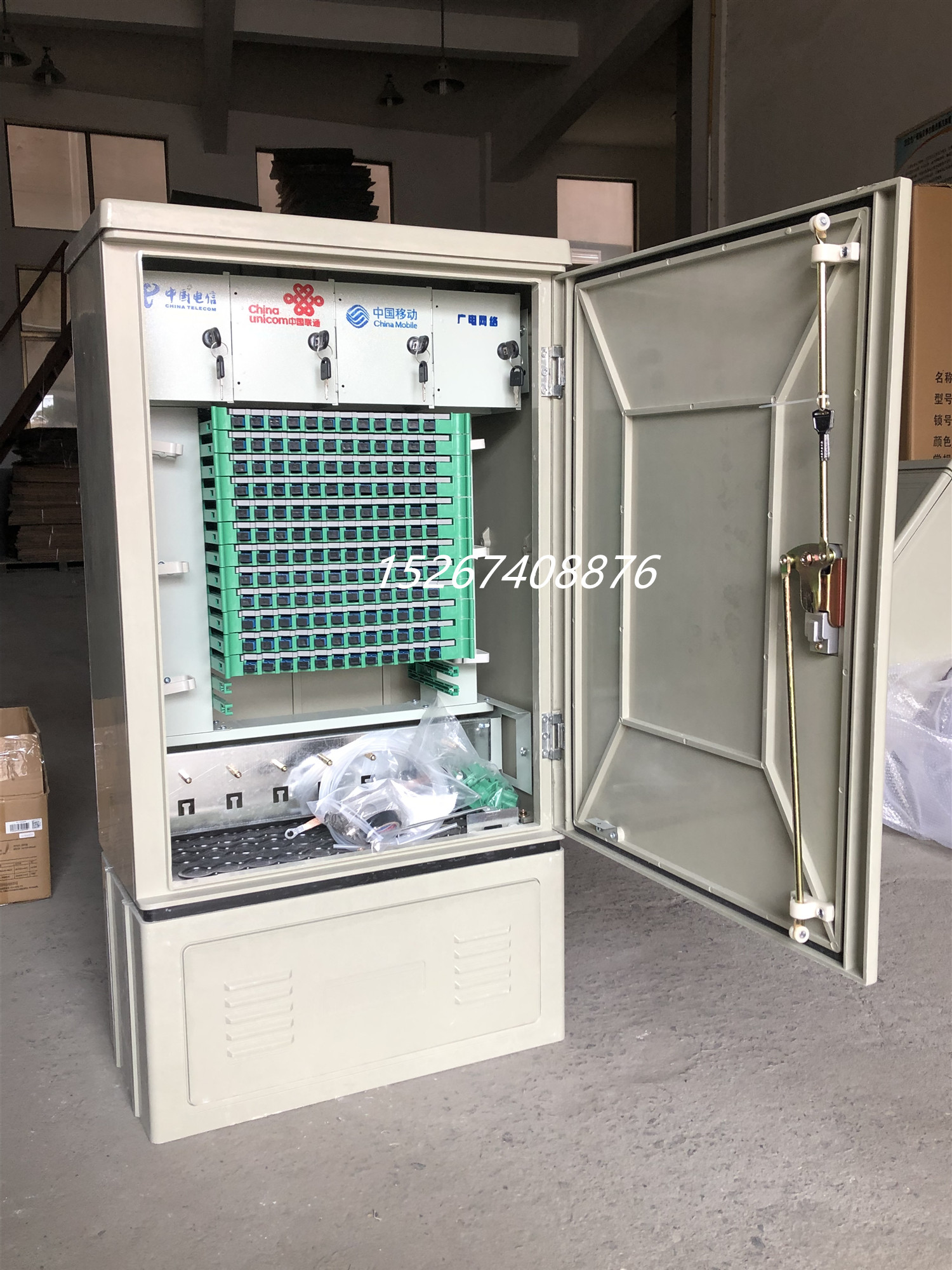 SMC144 core 288 core 432 core 576 core 1152 core four-in-one floor-standing optical cable transfer box