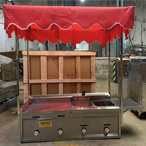 Tricycle stall special night market Malatang snack cart Teppanyaki Oden fried skewers cart Commercial multi-functional cart