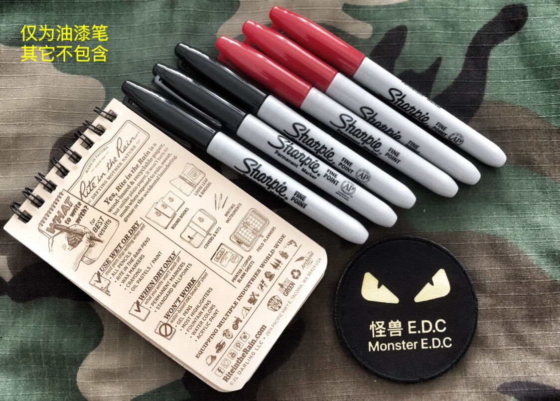 Oily waterproof tactical marker pen Mike pen Seal PJ loves to use Sharpie edc equipment imported from the United States - Taobao