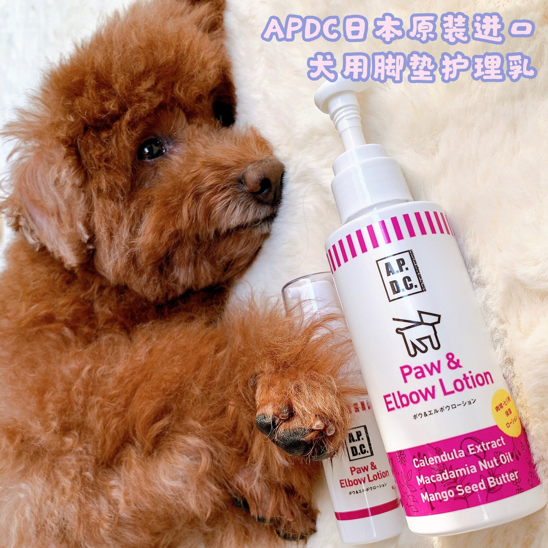 Zaizai Drinking Coffee APDC Pet Dog Anti-dry Cracking Foot Cream Meat Pad Moisturizing Nursing Cream 125ml