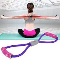 Training eight-character stretching home leather shoulder and neck back exercise yoga equipment arm breast artifact muscle