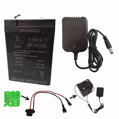 Stroller Children's electric car motor 6 volt 3-FM6V46V4 56v712v7ah charger child battery ladybug