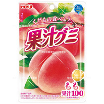 Japan Meiji juice fudge white peach grape Green Apple pineapple strawberry orange sack
