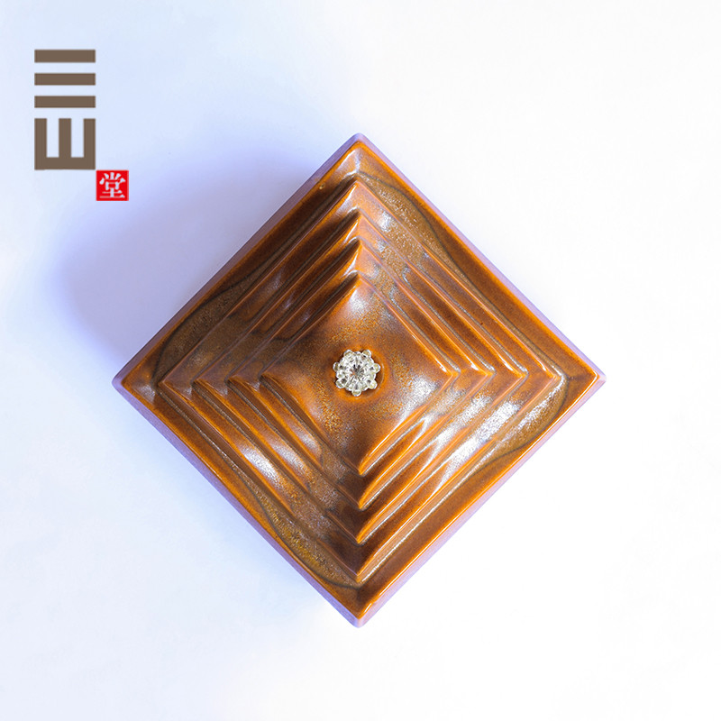 Sanshan Hall Quadrilateral Nafu Lower Incense Back-back Incense Burner for the Finance and Creative Tea Trail High Mountain Water Flowing New Personality Pendulum