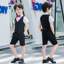 Childrens suit three-piece dress Summer New Show Suite Show Piano Show in England