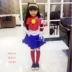 Sailor Moon Moon Hare COS Quần áo Set Nước Ice Moon Quần áo Trẻ em COSPLAY Trang phục Anime Trọn bộ - Cosplay