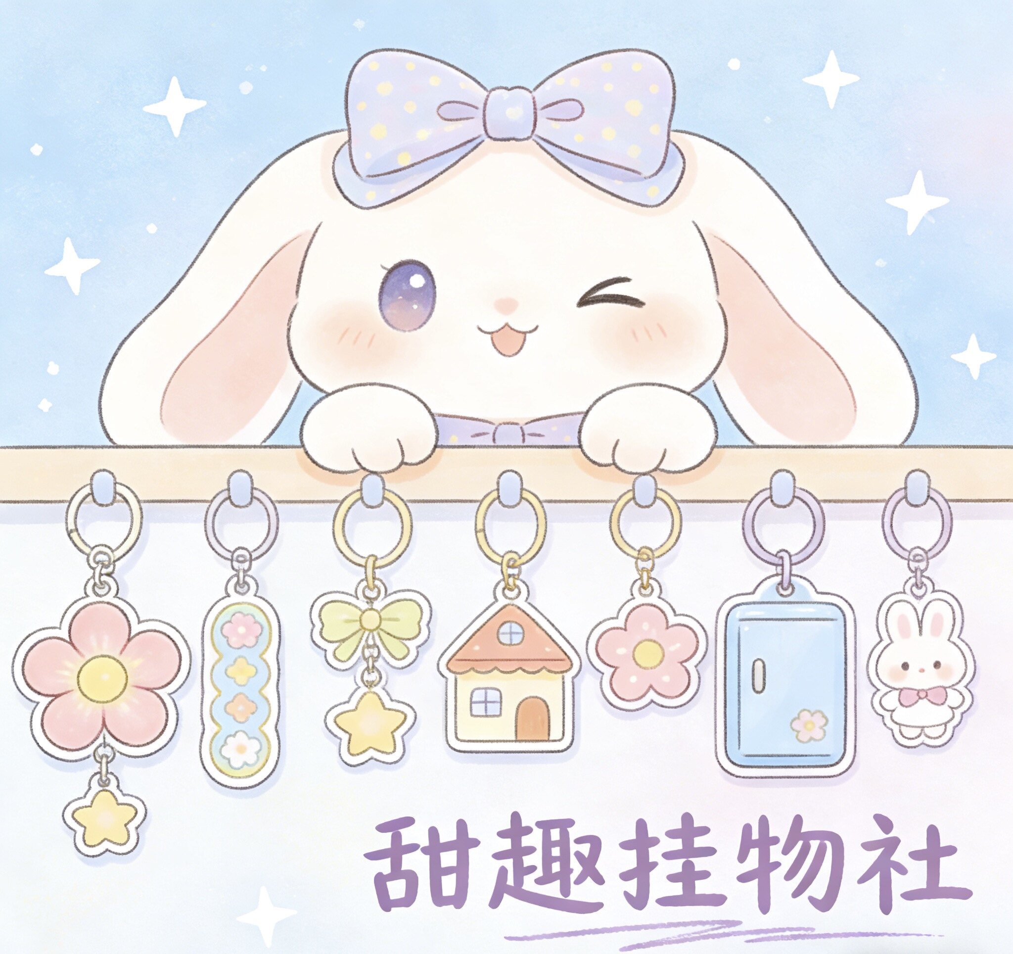 甜趣挂物社的LOGO
