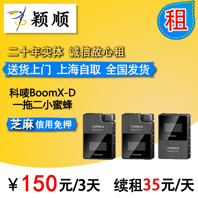 Rental Microphone Rental BoomX-D Drag Two Little Bees Wireless Recording Micro - Single Interview Vlog