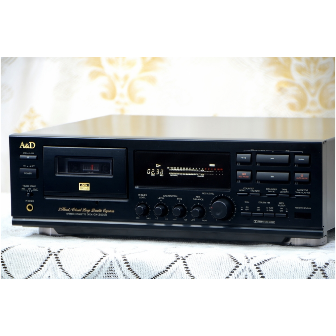 雅佳/ AKAI A&D GX-Z5300三磁头专业录放卡座磁带机评价- 淘宝网