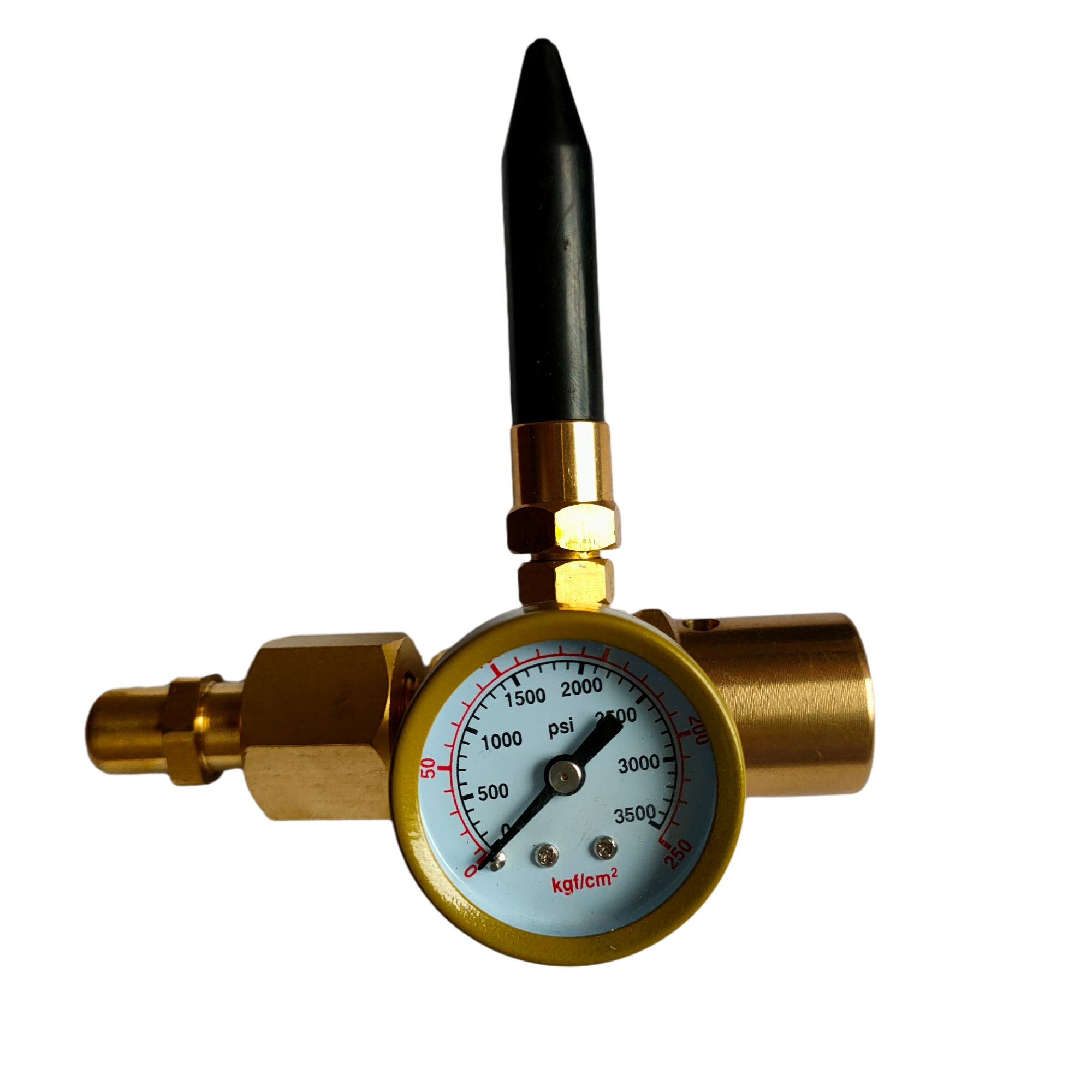 Portable all-copper 10-liter 40-liter high-pressure helium pressure reducing valve helium inflatable ball tool helium all-copper inflatable nozzle