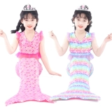 Детский купальник для плавания, наряд маленькой принцессы, юбка, комплект, костюм