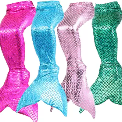 Mermaid swimsuit Children's swimsuit Girls mermaid tail Middle and large children's swimsuit set with fins Adult
