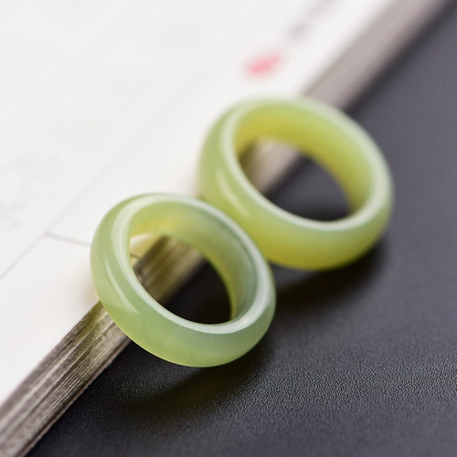 Натуральное кольцо из нефрита, подвеска подходит для мужчин и женщин для влюбленных