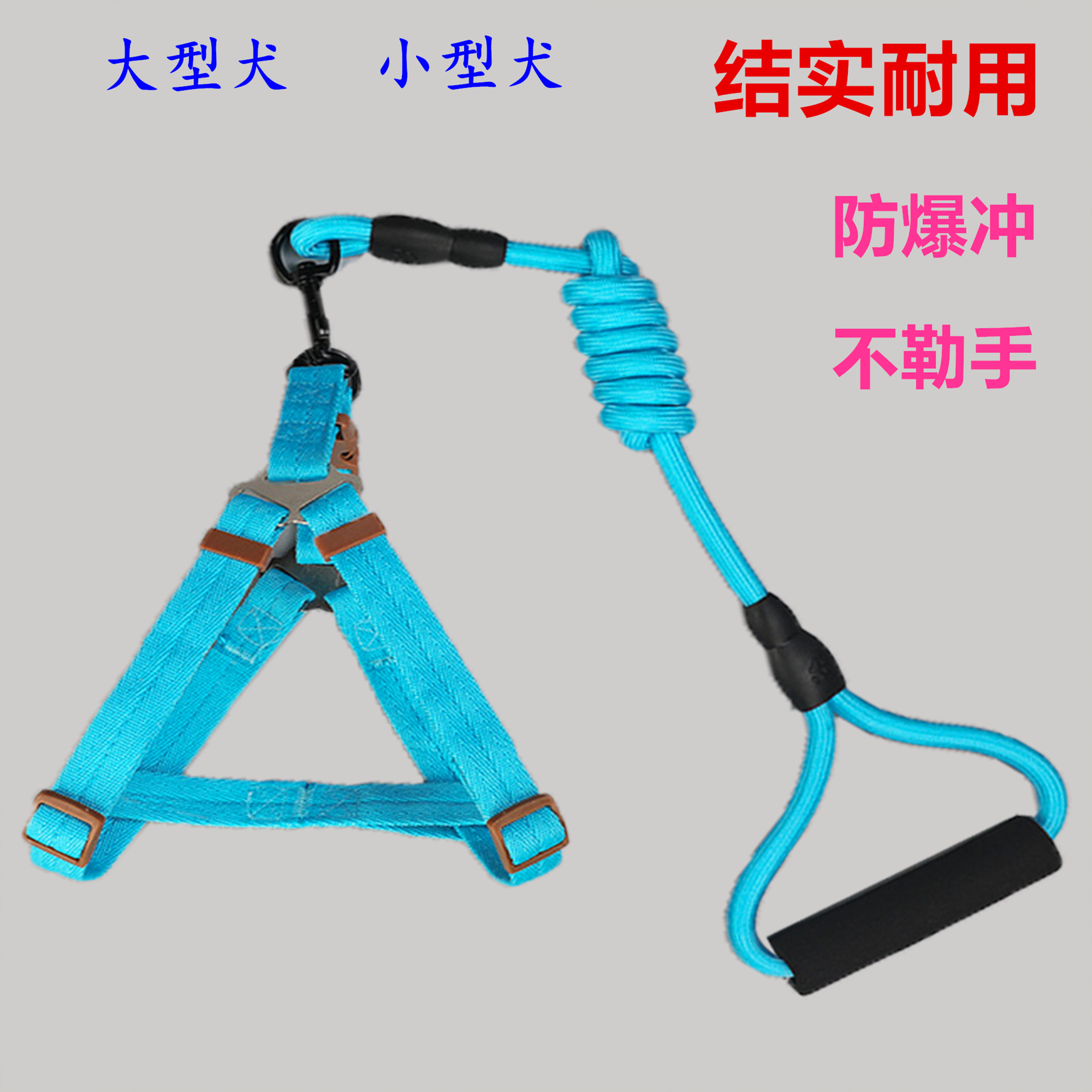 Pet supplies puppy dog ​​traction rope small dog medium dog large dog go out safety rope teddy golden retriever collar