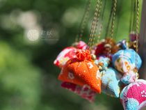 (Small island hand-made spot) (Duanzheng)Wind bell ancient medicine incense bag Incense bag Mosquito repellent Dragon Boat Festival