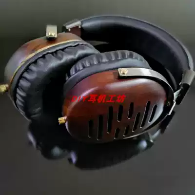 DIY headset 50mm53mm ebony wood semi open headset die headset