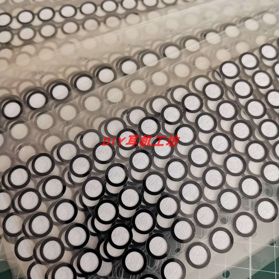 Headphone unit middle hole tuning paper Horn cover round hole tuning paper 40MM50MM53MM middle hole tuning