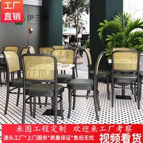 Solid wood restaurant burger restaurant hamburger restaurant chain restaurant Chinese style hotel Southeast Asia cafe card seat