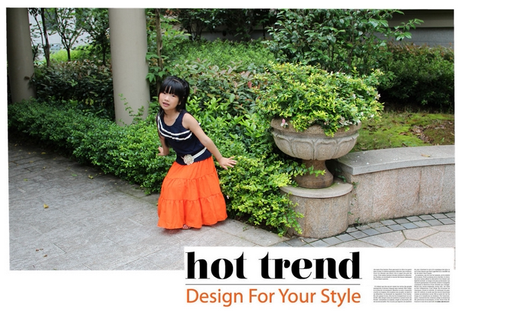 Jupe enfant en mousseline de soie - Ref 2049100 Image 51