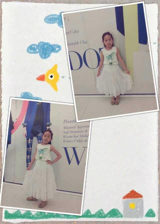 Jupe enfant en mousseline de soie - Ref 2049100 Image 55