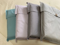 Vegan extremely simple wind pure cotton four sets double quilt cover bed linen pillowcase lukewarm wind all-cotton 4-color minimalist elegant