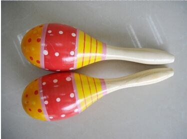 Nhạc cụ Musen nhạc cụ búa cát nhạc cụ cát bóng đồ chơi trẻ em bằng gỗ cát bóng nhạc cụ nhỏ cát bóng nhạc cụ gõ phổ biến - Đồ chơi nhạc cụ cho trẻ em trống đồ chơi cho trẻ em