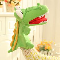 Cartoon Crocodile Hand Puppet Gloves Soft Plush Children Animal Shark Shark Shark Dinosaur Barking Dragon Boy Toy Hand Puppet