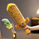 Cutting without pain plush sword Qinglong knife plush toy