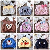 Rabbit Cat Cartoon Double Purpose Dry Hair Hat Suction Speed Dry Towel Bag Turban Adult Children Dry Hair Towel Bath Cap Woman