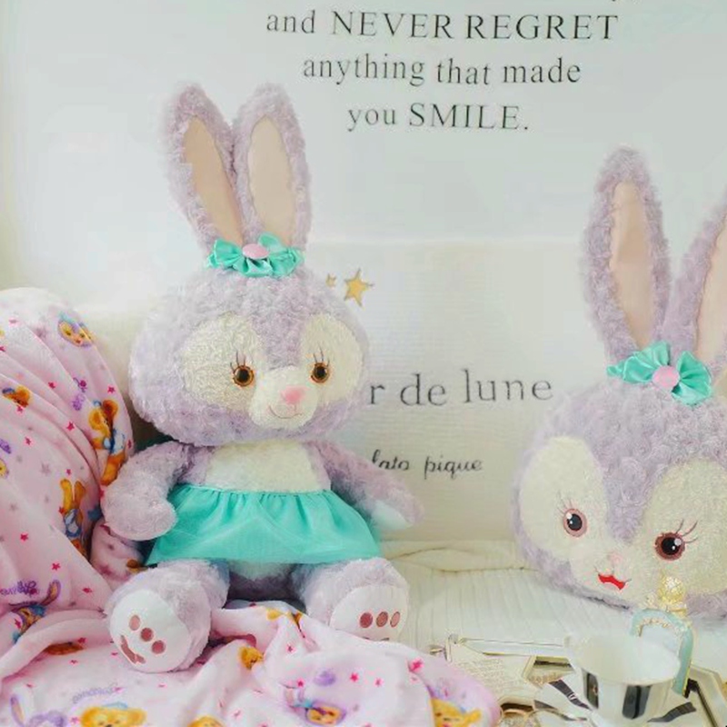 Cute Rabbit Hug Pillow Quilted With Pillow Purple Rabbit Plush Doll Ins Doll Paparazzi