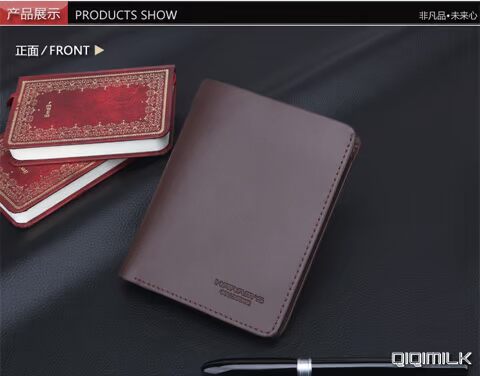 2018 Hams Money Clip Da nam Phiên bản Hàn Quốc Ví dọc Nam ngắn Vô tội đơn giản ví lv nam
