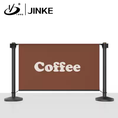 Jinco one-meter line advertising cloth guard railing seat cordon isolation belt activity shopping mall advertising fence Airport customization