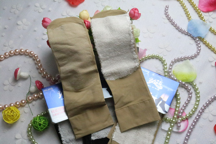 Áo mưa nhung lụa nữ cộng với vớ cotton phía dưới vớ thấm mồ hôi thấm hút nhung sợi tre chống trơn vớ nike