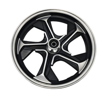 Electric Vehicle Tubeless Tire Hub 10inch Electric Motorcycle Modified Aluminum Alloy Front Wheel 12inch Xunying Little Turtle Disc Brake Steel Rim