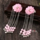 Phong cách cổ xưa Camellia bước tua clip Thiếu nhi cô gái Hanfu kẹp tóc COS Tang phù hợp với phụ kiện tóc