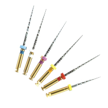 Dental nickel-titanium large taper file Machine expansion needle expansion file 3S 6 sets