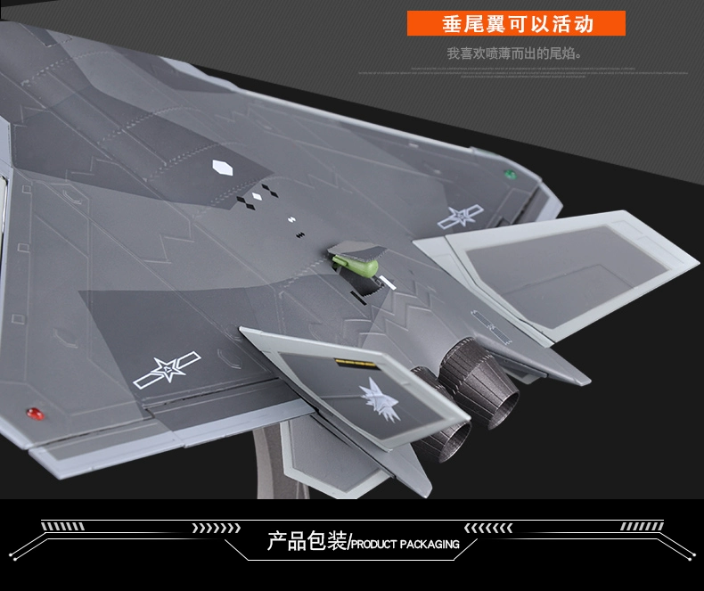 1:60 20 mô hình máy bay chiến đấu đồ trang trí mô hình máy bay J20 mô hình quà tặng tĩnh hợp kim xe mô hình tĩnh