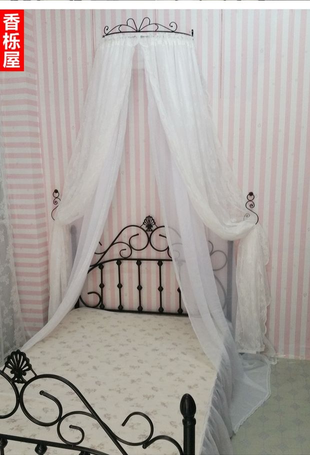 Hàn Quốc trang trí ren thêu mới giường công chúa giường vỏ manti cưới sofa giường rèm cửa gạc lớp vỏ manti màn trẻ em - Bed Skirts & Valances rèm gỗ phòng ngủ